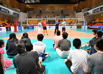 The Star-studded Classroom  - Volleyball Elite Athletes' Demonstration and Exchange Programme 