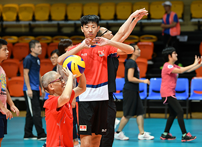 The Star-studded Classroom  - Volleyball Elite Athletes' Demonstration and Exchange Programme 