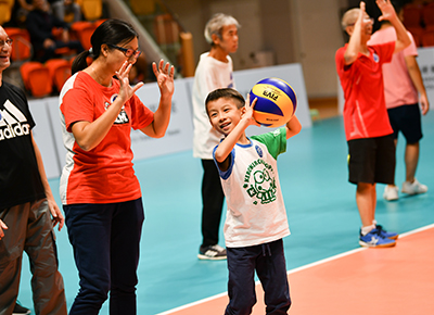 The Star-studded Classroom  - Volleyball Elite Athletes' Demonstration and Exchange Programme 