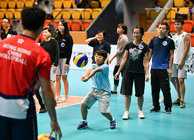 The Star-studded Classroom  - Volleyball Elite Athletes' Demonstration and Exchange Programme 