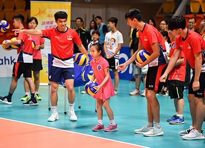 The Star-studded Classroom  - Volleyball Elite Athletes' Demonstration and Exchange Programme 