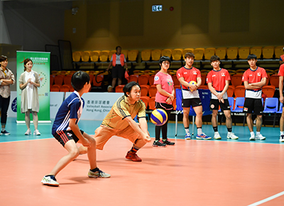 The Star-studded Classroom  - Volleyball Elite Athletes' Demonstration and Exchange Programme 