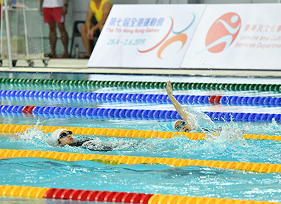 第七届全港运动会游泳比赛 
