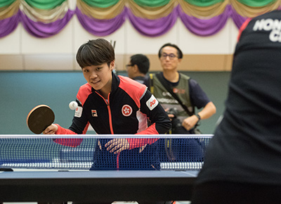 第七屆全港運動會乒乓球決賽