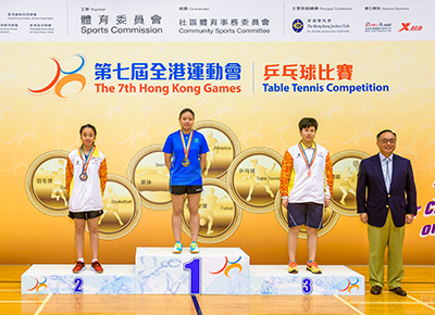 Finals of the 7th Hong Kong Games Table Tennis Competition
