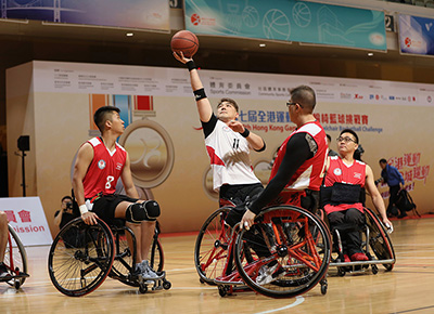第七届全港运动会赛马会篮球比赛及轮椅篮球挑战赛决赛
