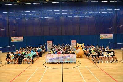 排球精英运动员示范及交流活动 