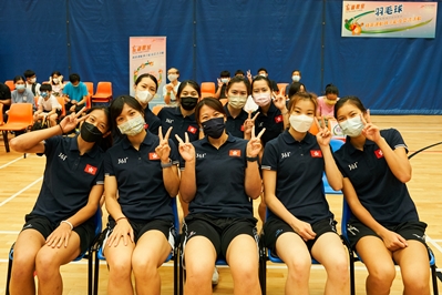 排球精英运动员示范及交流活动 