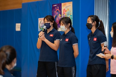 排球精英运动员示范及交流活动 