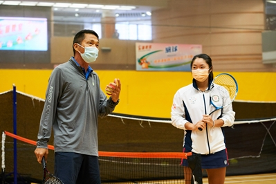 网球精英运动员示范及交流活动