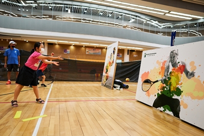 网球精英运动员示范及交流活动