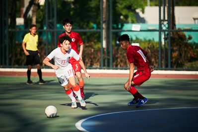 五人足球精英运动员示范及交流活动 