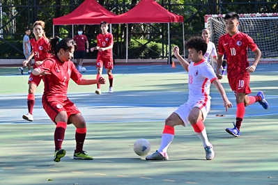 五人足球精英运动员示范及交流活动 