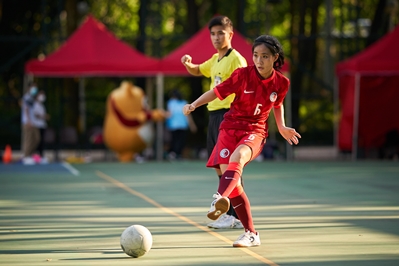 五人足球精英运动员示范及交流活动 