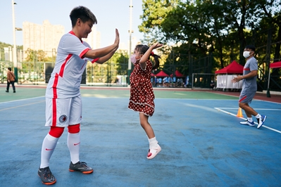 五人足球精英运动员示范及交流活动 